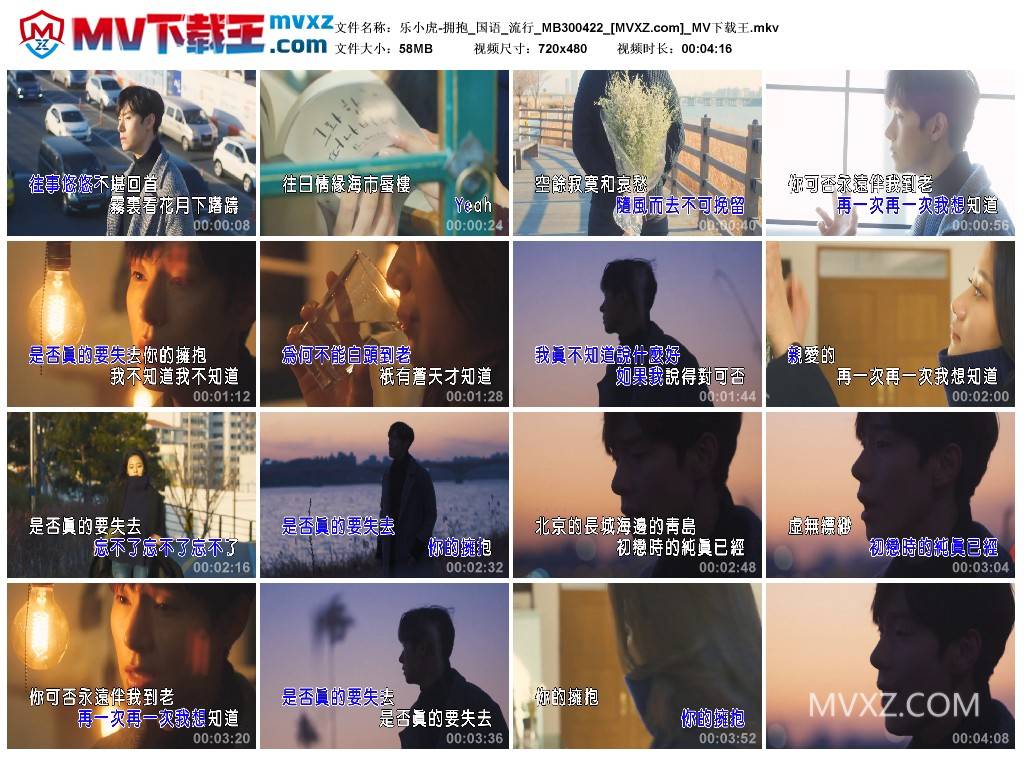 乐小虎-拥抱_国语_流行_MB300422